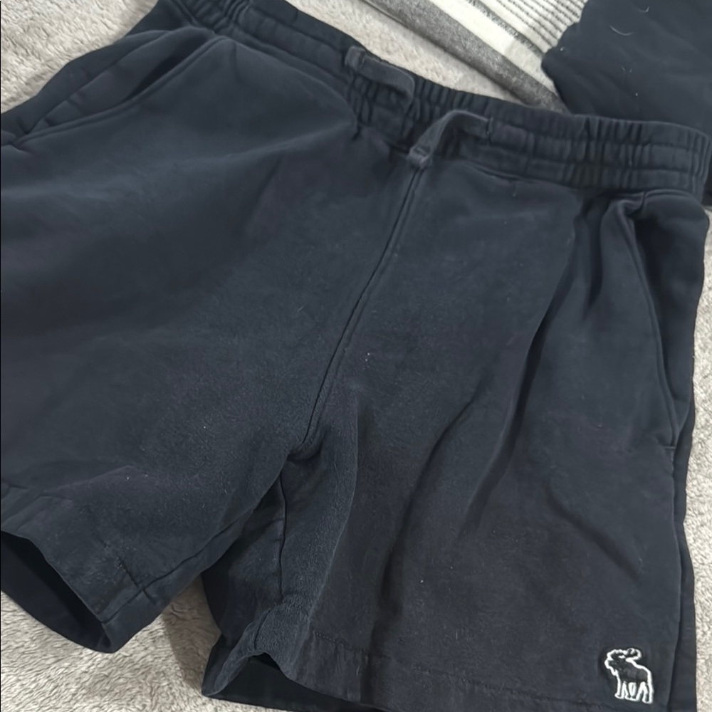 Boys Black sweat Shorts